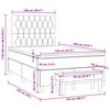 vidaXL &Kappa;&rho;&epsilon;&beta;ά&tau;&iota; Boxspring &mu;&epsilon; &Sigma;&tau;&rho;ώ&mu;&alpha; &Sigma;&kappa;&omicron;ύ&rho;&omicron; &Gamma;&kappa;&rho;&iota; 120x190 &epsilon;&kappa;. &Beta;&epsilon;&lambda;&omicron;ύ&delta;&iota;&nu;&omicron;