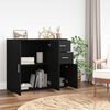 vidaXL Ντουλάπι Μαύρο 91 x 29,5 x 75 εκ. από Επεξεργασμένο Ξύλο
