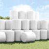 vidaXL Αγροτική ταινία τεντώματος Λευκό 25 μm 50 cm x 1800 m