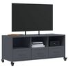 vidaXL Έπιπλο Τηλεόρασης Ανθρακί 100,5x39x43,5εκ. Ατσάλι