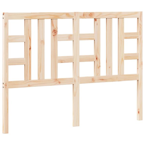 vidaXL Κεφαλάρι Κρεβατιού 141 x 4 x 100 εκ. από Μασίφ Ξύλο Πεύκου