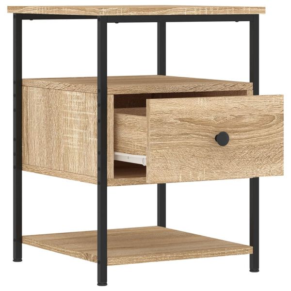 vidaXL Κομοδίνο Sonoma Δρυς 40 x 42 x 56 εκ. από Επεξεργασμένο Ξύλο