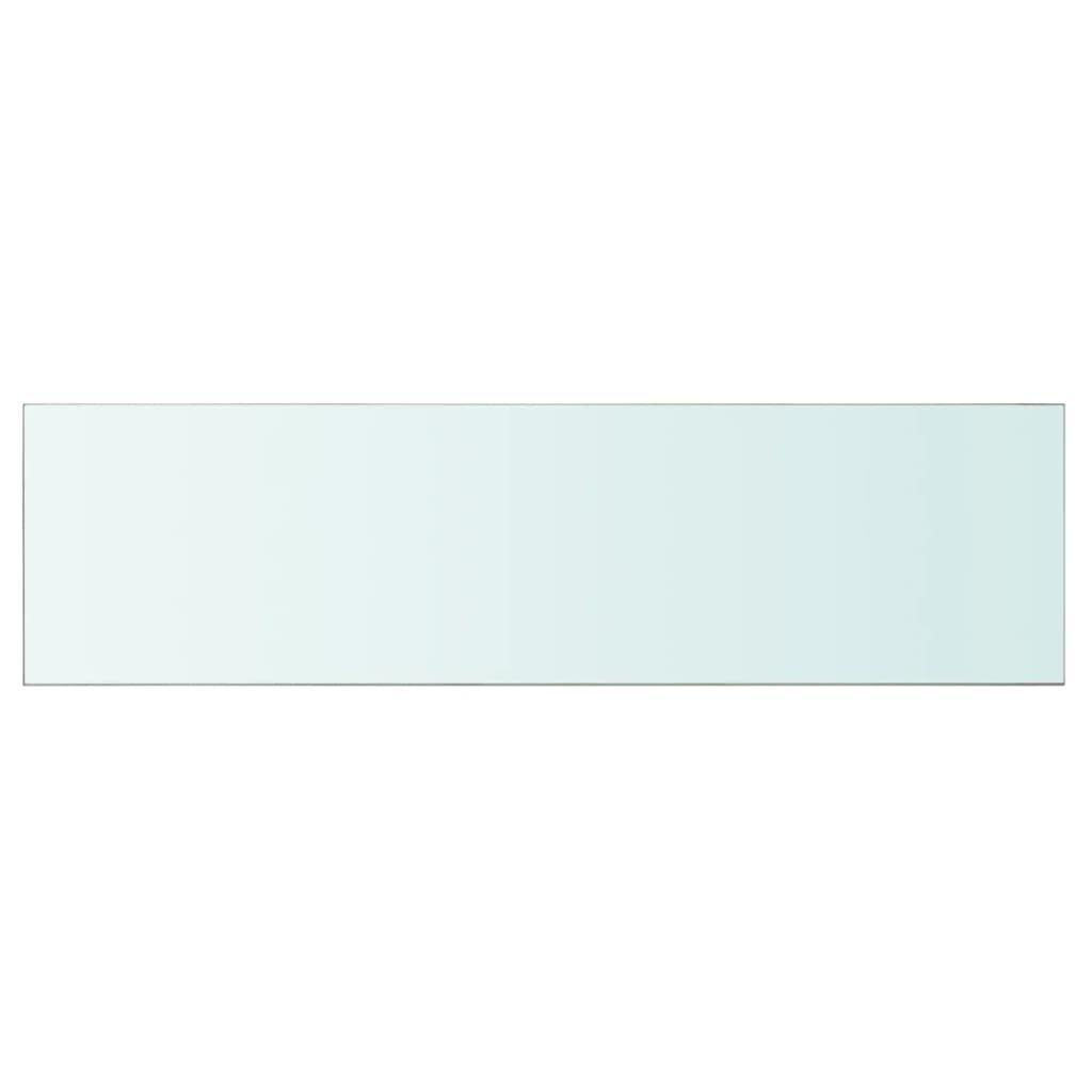 vidaXL Ράφι Πάνελ Διάφανο 110 x 30 εκ. Γυάλινο