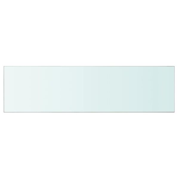 vidaXL Ράφι Πάνελ Διάφανο 110 x 30 εκ. Γυάλινο