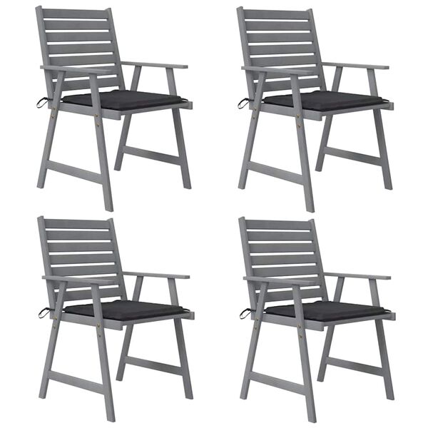 vidaXL &Kappa;&alpha;&rho;έ&kappa;&lambda;&epsilon;&sigmaf; &Tau;&rho;&alpha;&pi;&epsilon;&zeta;&alpha;&rho;ί&alpha;&sigmaf; &Epsilon;&xi;. &Chi;ώ&rho;&omicron;&upsilon; 4 &tau;&epsilon;&mu;. &Xi;ύ&lambda;&omicron; &Alpha;&kappa;&alpha;&kappa;ί&alpha;&sigmaf; &mu;&epsilon; &Mu;&alpha;&xi;&iota;&lambda;ά&rho;&iota;&alpha;