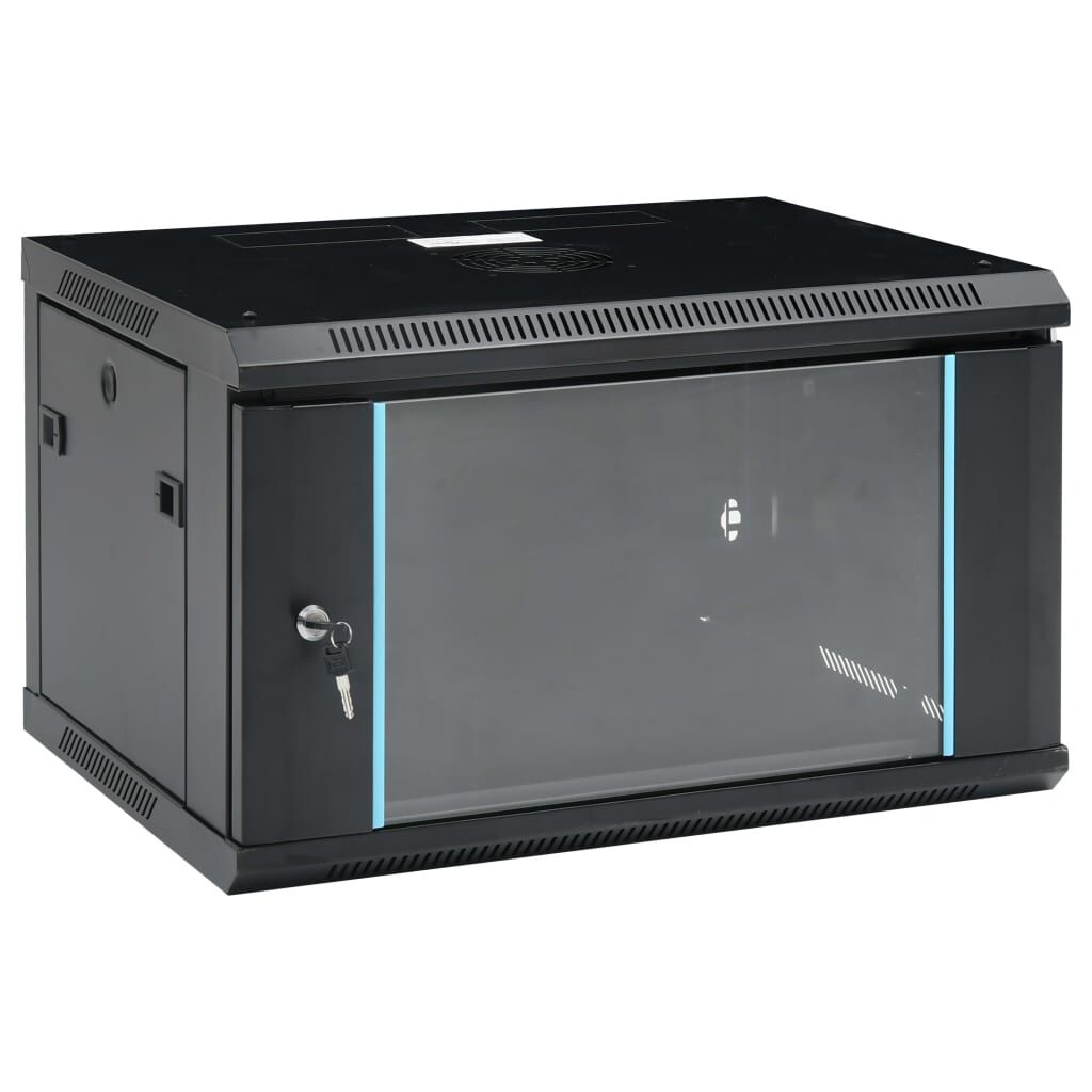 vidaXL Καμπίνα Δικτύου Επιτοίχια 6U 19'' IP20 600x450x375 χιλ.