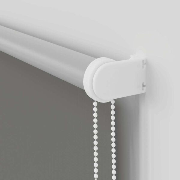 vidaXL Ρολέρ Μπλακάουτ γκρί 125x130 cm Πλάτος υφάσματος 121,6 cm