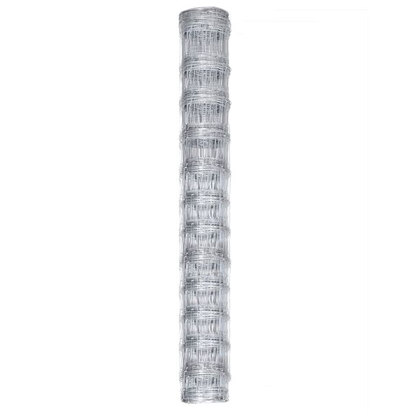vidaXL Συρματόπλεγμα Περίφραξης Ασημί 50 x 1,25 μ. από Γαλβαν. Ατσάλι
