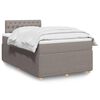 vidaXL &Kappa;&rho;&epsilon;&beta;ά&tau;&iota; Boxspring &mu;&epsilon; &Sigma;&tau;&rho;ώ&mu;&alpha; Taupe 120x190 &epsilon;&kappa;. &Upsilon;&phi;&alpha;&sigma;&mu;ά&tau;&iota;&nu;&omicron;