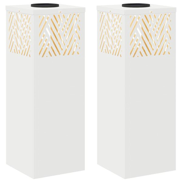 vidaXL &Eta;&lambda;&iota;&alpha;&kappa;ό LED &Phi;&omega;&sigmaf; &Delta;&rho;ό&mu;&omicron;&upsilon; 2 pcs &Lambda;&epsilon;&upsilon;&kappa;ό &Kappa;&rho;ύ&omicron; &Rho;&omicron;&lambda;&alpha;&rho;&iota;&sigma;&mu;έ&nu;&omicron; &Chi;ά&lambda;&upsilon;&beta;&alpha;