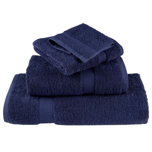 vidaXL Πετσέτες 2 pcs Ναυτικό μπλε 15 x 21 cm Βαμβάκι