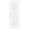 vidaXL Ντουλάπι Λευκό 34,5 x 34 x 180 εκ. από Επεξεργασμένο Ξύλο