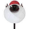 vidaXL Φωτιστικό Δαπέδου 25 W Αντικέ Κόκκινο 35x35x65/95 εκ. Ε27