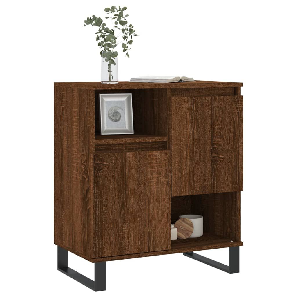 vidaXL Μπουφές Καφέ Δρυς 60x35x70 εκ. από Επεξεργασμένο Ξύλο