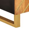 vidaXL Έπιπλο Τηλεόρασης Καφέ/Μαύρο 105x33,5x46 εκ. Μασίφ Ξύλο Μάνγκο