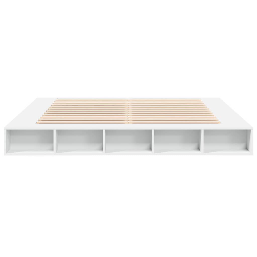 vidaXL Πλαίσιο Κρεβατιού Λευκό 180 x 200 εκ. Επεξεργ. Ξύλο