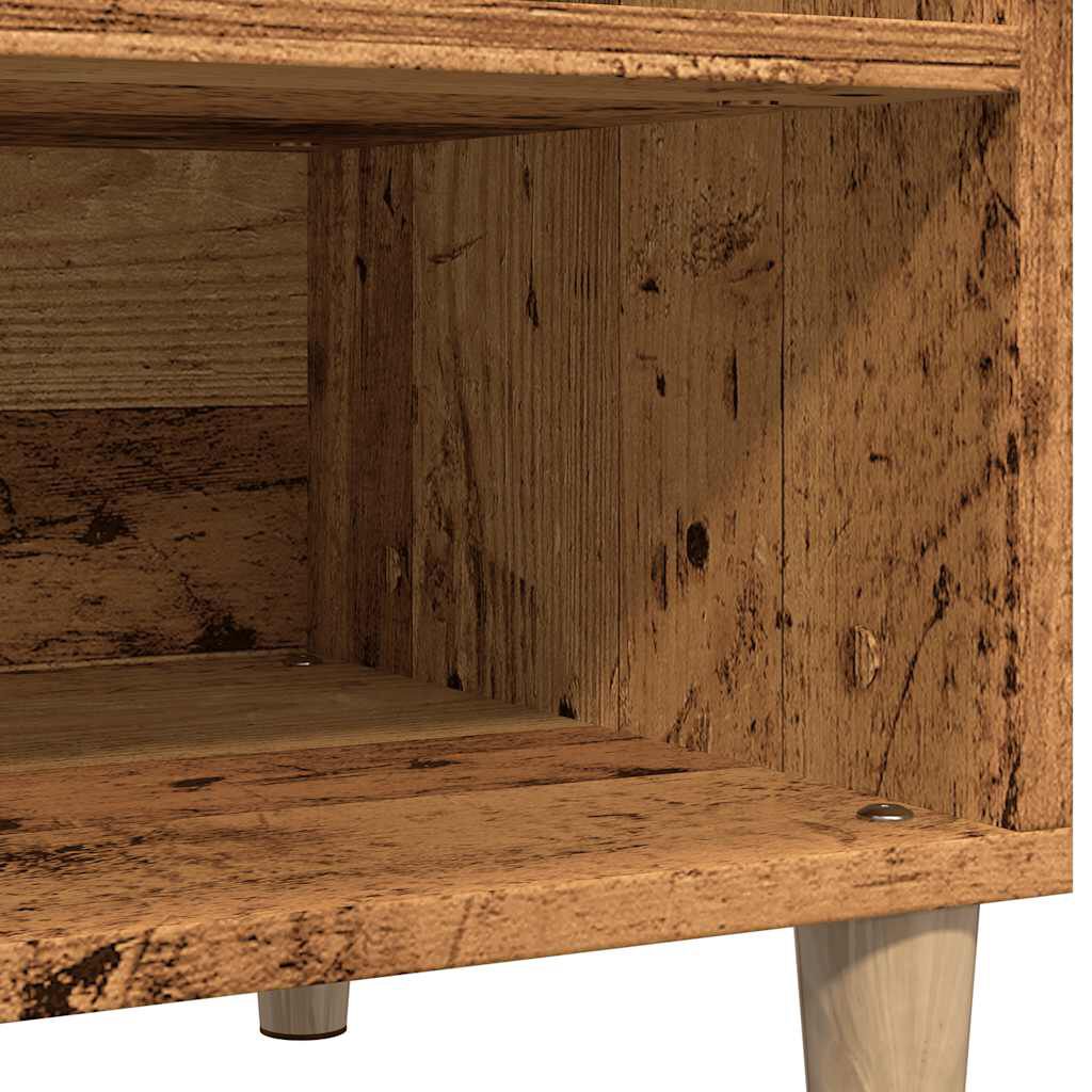 ντουλάπι δίσκων vidaXL Δρυς τεχνίτης 84,5x38x48 cm Κατασκευασμένο ξύλο
