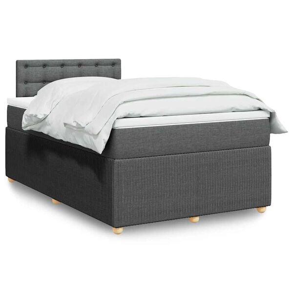 vidaXL &Kappa;&rho;&epsilon;&beta;ά&tau;&iota; Boxspring &mu;&epsilon; &Sigma;&tau;&rho;ώ&mu;&alpha; &Sigma;&kappa;&omicron;ύ&rho;&omicron; &Gamma;&kappa;&rho;&iota; 120x200 &epsilon;&kappa;. &Upsilon;&phi;&alpha;&sigma;&mu;ά&tau;&iota;&nu;&omicron;