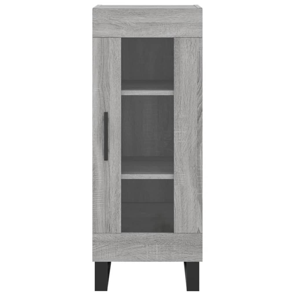 vidaXL Ντουλάπι Γκρι Sonoma 34,5x34x90 εκ. από Επεξεργασμένο Ξύλο