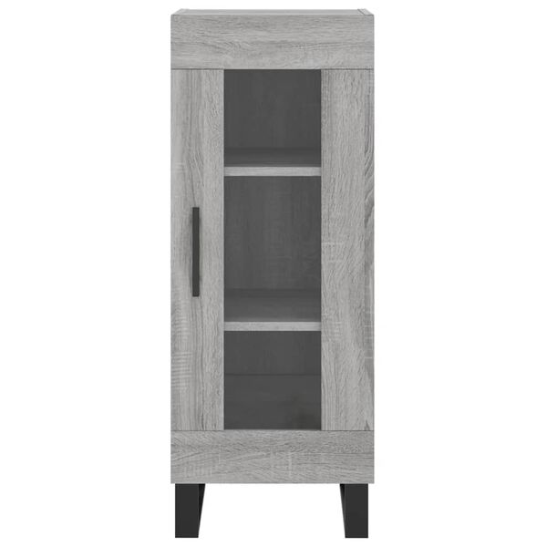 vidaXL Ντουλάπι Γκρι Sonoma 34,5x34x90 εκ. από Επεξεργασμένο Ξύλο
