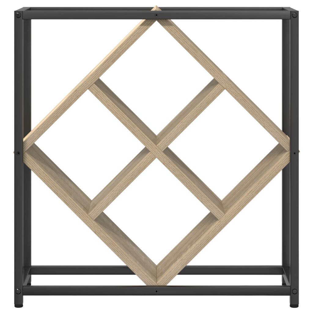 vidaXL Ράφι κρασιών Sonoma Oak 51x18x52,5 εκ. Κατασκευασμένο από ξύλο με επεξεργασία