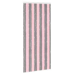 vidaXL &Kappa;&omicron;&upsilon;&rho;&tau;ί&nu;&alpha; &epsilon;&nu;&tau;ό&mu;&omega;&nu; Chenille &Alpha;&sigma;&eta;&mu;ί &Gamma;&kappa;&rho;&iota; &kappa;&alpha;&iota; &Rho;&omicron;&zeta; 90 x 200 cm