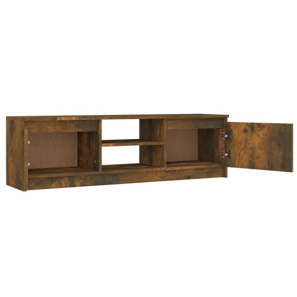 vidaXL Έπιπλο Τηλεόρασης Καπνιστή Δρυς 120x30x35,5 εκ. Επεξεργ. Ξύλο