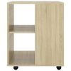 vidaXL Ντουλάπι Τροχήλατο Sonoma Δρυς 60x53x72 εκ. Επεξ. Ξύλο
