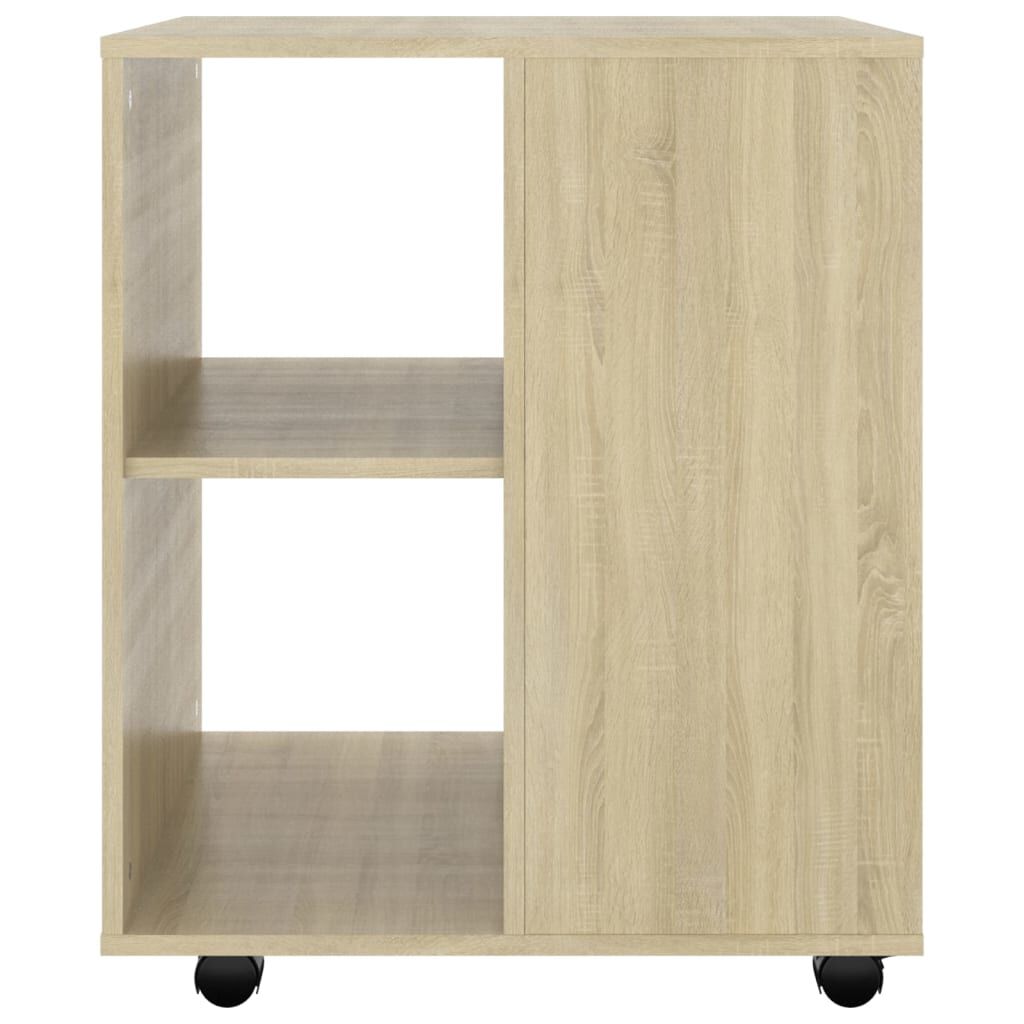 vidaXL Ντουλάπι Τροχήλατο Sonoma Δρυς 60x53x72 εκ. Επεξ. Ξύλο