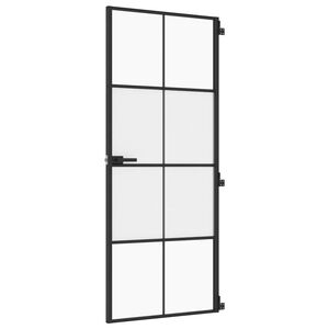 vidaXL &Epsilon;&sigma;&omega;&tau;&epsilon;&rho;&iota;&kappa;ή &Pi;ό&rho;&tau;&alpha; &Mu;&alpha;ύ&rho;&eta; 83 x 201,5 &epsilon;&kappa;. &Psi;&eta;&mu;έ&nu;&omicron; &Gamma;&upsilon;&alpha;&lambda;ί & &Alpha;&lambda;&omicron;&upsilon;&mu;ί&nu;&iota;&omicron;