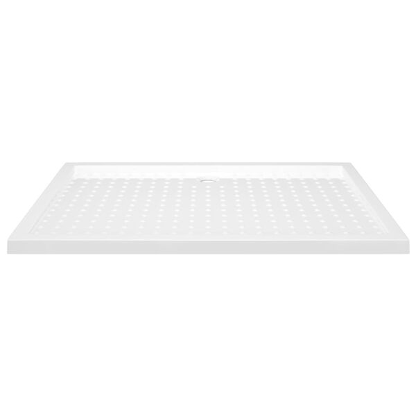 vidaXL Βάση Ντουζιέρας με Σχέδιο Τάπας Λευκή 80 x 120 x 4 εκ. από ABS