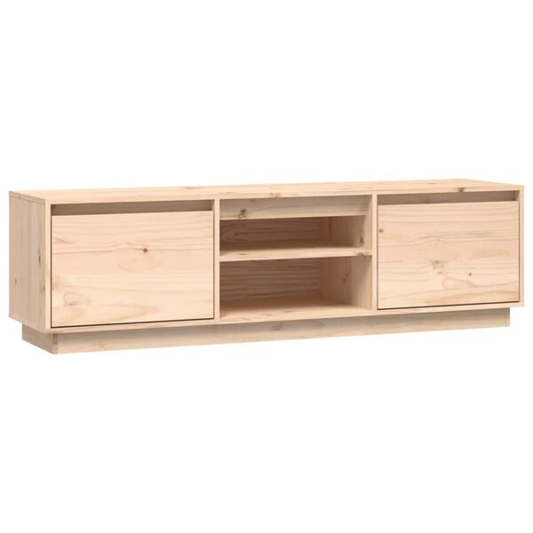vidaXL Έπιπλο Τηλεόρασης 140 x 35 x 40 εκ. από Μασίφ Ξύλο Πεύκου