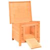 vidaXL Σπιτάκι Γάτας 50x46x43,5 εκ. από Μασίφ Ξύλο Πεύκου και Ελάτης