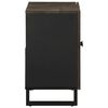 vidaXL νιπτήρας ντουλάπι μαύρο 62x33x58 cm μασίφ ξύλο Μάνγκο