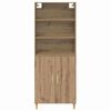 vidaXL Highboard Artisan Oak 69,5 x 32,5 x 180 &epsilon;&kappa; &Epsilon;&pi;&epsilon;&xi;&epsilon;&rho;&gamma;&alpha;&sigma;&mu;έ&nu;&omicron; &xi;ύ&lambda;&omicron;