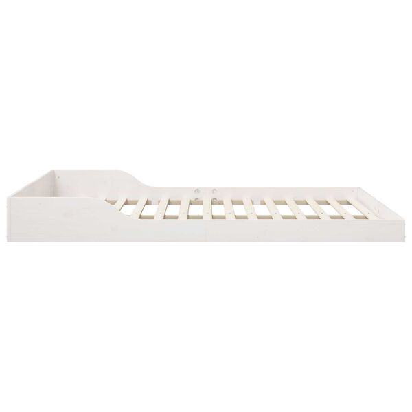 vidaXL Σκελετός Κρεβατιού Λευκό 160 x 220 cm ξύλο