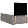 vidaXL &Kappa;&rho;&epsilon;&beta;ά&tau;&iota; Boxspring &mu;&epsilon; &Sigma;&tau;&rho;ώ&mu;&alpha; Taupe 120x200 &epsilon;&kappa;. &Upsilon;&phi;&alpha;&sigma;&mu;ά&tau;&iota;&nu;&omicron;