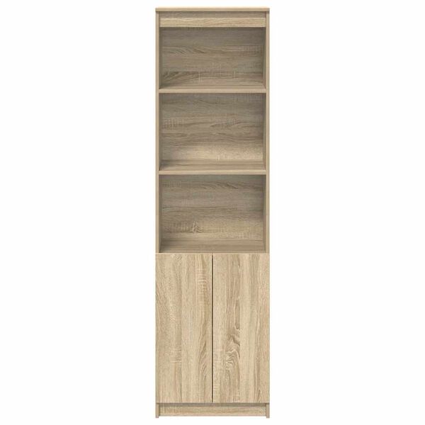 vidaXL Ντουλάπι Sonoma δρυς 50x35x180 εκ. από Επεξεργασμένο Ξύλο