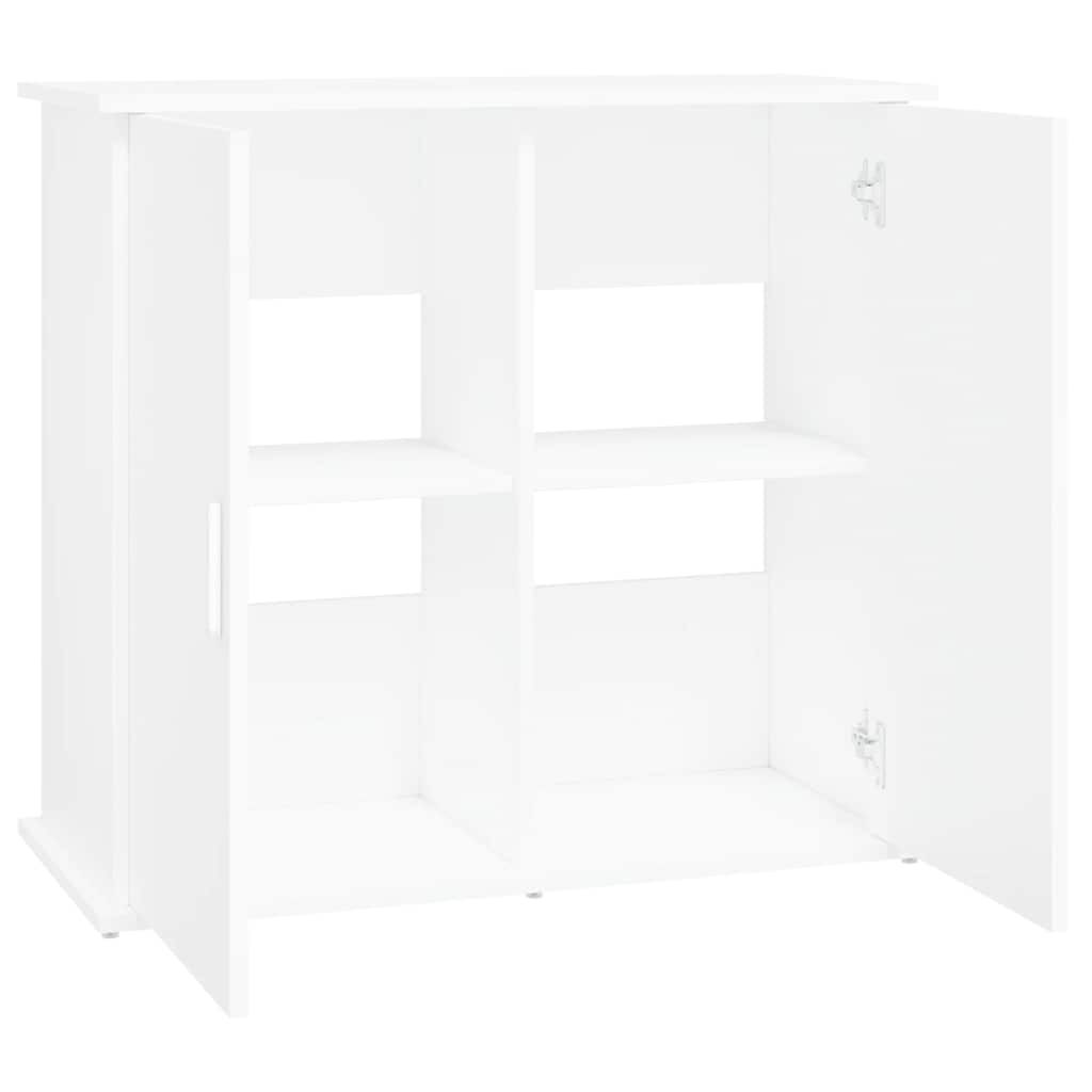vidaXL Βάση Ενυδρείου Λευκή 81 x 36 x 73 εκ. από Επεξεργασμένο Ξύλο