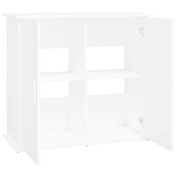 vidaXL Βάση Ενυδρείου Λευκή 81 x 36 x 73 εκ. από Επεξεργασμένο Ξύλο