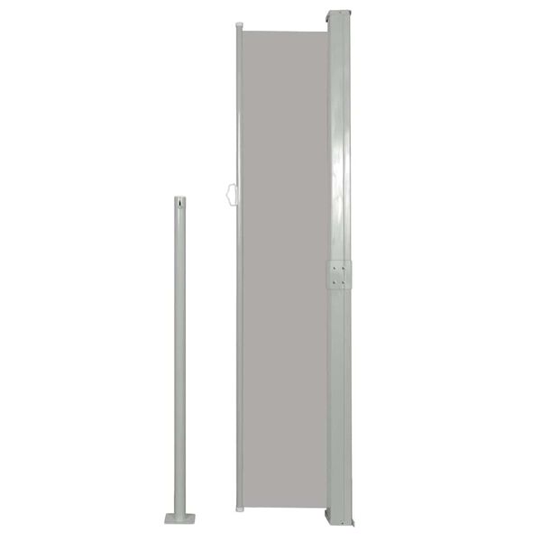 vidaXL Σκίαστρο Πλαϊνό Συρόμενο Γκρι 160 x 500 εκ.
