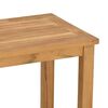 vidaXL Τραπεζάκι σαλονιού με ράφι Καφέ 85 x 35 x 75 εκ Μασίφ ξύλο teak