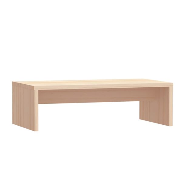vidaXL Βάση Οθόνης 50 x 27 x 15 εκ. από Μασίφ Ξύλο Πεύκου
