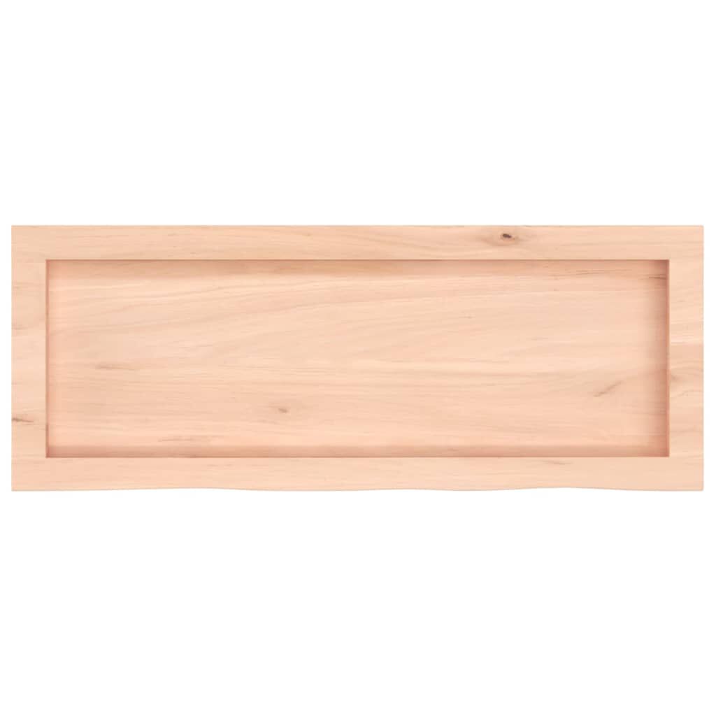 vidaXL Πάγκος Μπάνιου 80x30x(2-6) εκ. από Ακατέργαστο Μασίφ Ξύλο