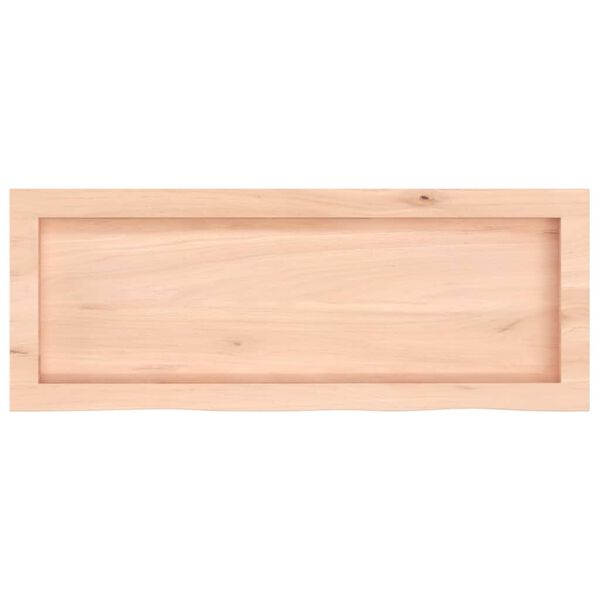 vidaXL Πάγκος Μπάνιου 80x30x(2-6) εκ. από Ακατέργαστο Μασίφ Ξύλο