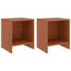 vidaXL &Kappa;&omicron;&mu;&omicron;&delta;ί&nu;&alpha; 2 &tau;&epsilon;&mu;. &Kappa;&alpha;&phi;έ &Mu;&epsilon;&lambda;ί 35 x 30 x 40 &epsilon;&kappa;. &Mu;&alpha;&sigma;ί&phi; &Xi;ύ&lambda;&omicron; &Pi;&epsilon;ύ&kappa;&omicron;&upsilon;