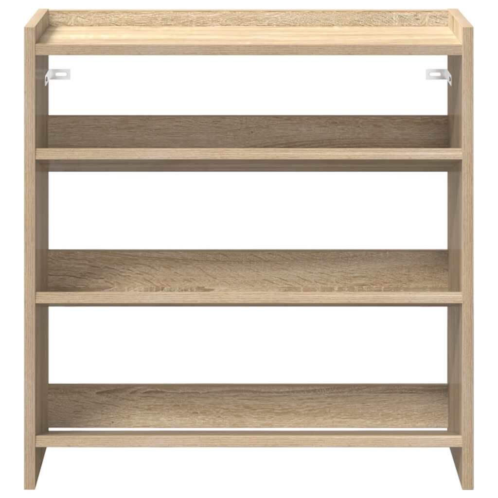 Ράφι παπουτσιών vidaXL Sonoma Oak 60x25x62 cm Κατασκευασμένο ξύλο