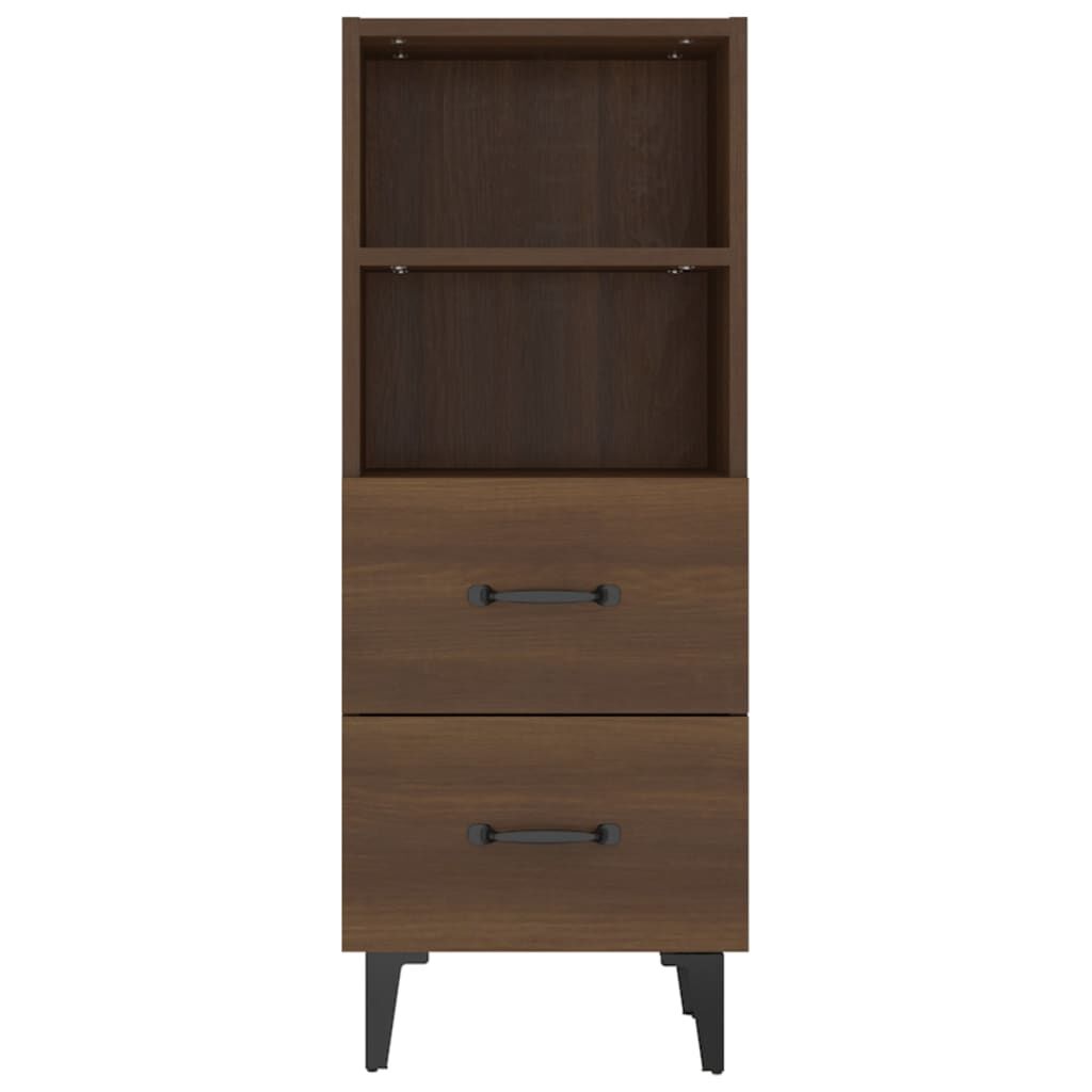 vidaXL Ντουλάπι Καφέ Δρυς 34,5 x 34 x 90 εκ. Επεξεργασμένο Ξύλο