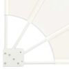 vidaXL Αδιάφανο σκίαστρο μπαλκονιού Κρεμ 160 x 160 cm ύφασμα