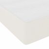 vidaXL Σκελετός Κρεβατιού Κρεμ 90 x 200 cm Βελούδο